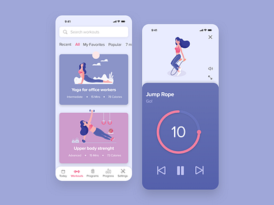 Daily UI 041 - Workout Tracker