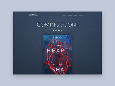Daily UI 048 - Coming Soon book coming soon coming soon page daily ui daily ui challenge dailyui dailyui 048 dailyuichallenge design minimalistic ui ui ux ui design