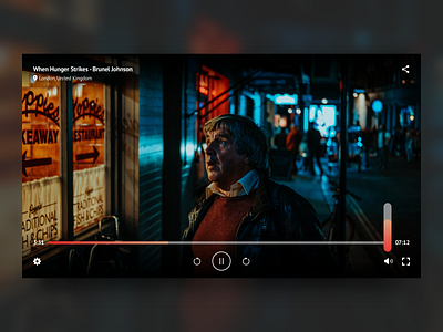 Daily UI 057 - Video Player