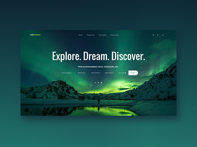 Iceland Tourism - Landing Page