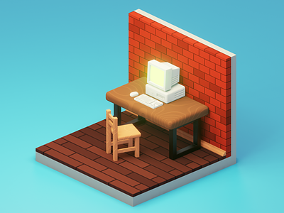Isometric workplace
