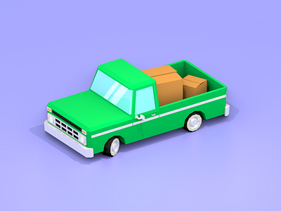 Lowpoly old Ford pickup 3d 3d art art auto b3d blender blender3d car ford isometric low poly low poly art lowpoly lowpolyart machine pickup render