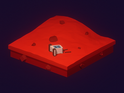 Lowpoly unknown planet