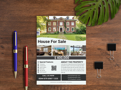 Real estate flyer