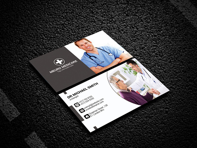 Doctor Business Card branding design businesscard clean cmyk creative design doctor illustration