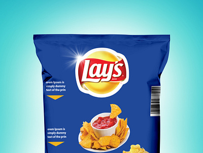 chips Packaging branding design clean cmyk color creative design etc illustration