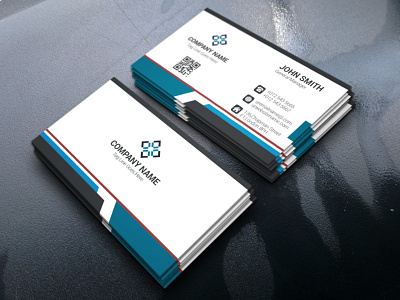 Corporate Business Card branding design business clean cmyk color colors corporate creative design illustration