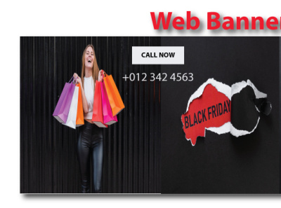 Web banner design branding design business clean cmyk color corporate creative design