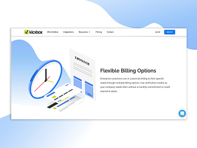 Flexible Billing branding design illustration illustrator minimal ui ux vector web website