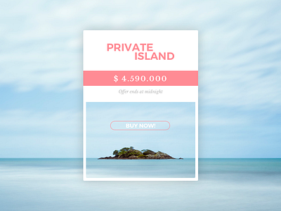 Daily UI #036 - Special Offer 036 challenge daily dailyui island offer sketch sketchapp special offer