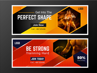 Gym Social Media Post Design Templet