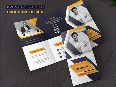 Corporate Trifold Brochure Design Template