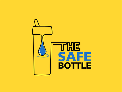 The Safe Bottle - Logo branding illustraion logo