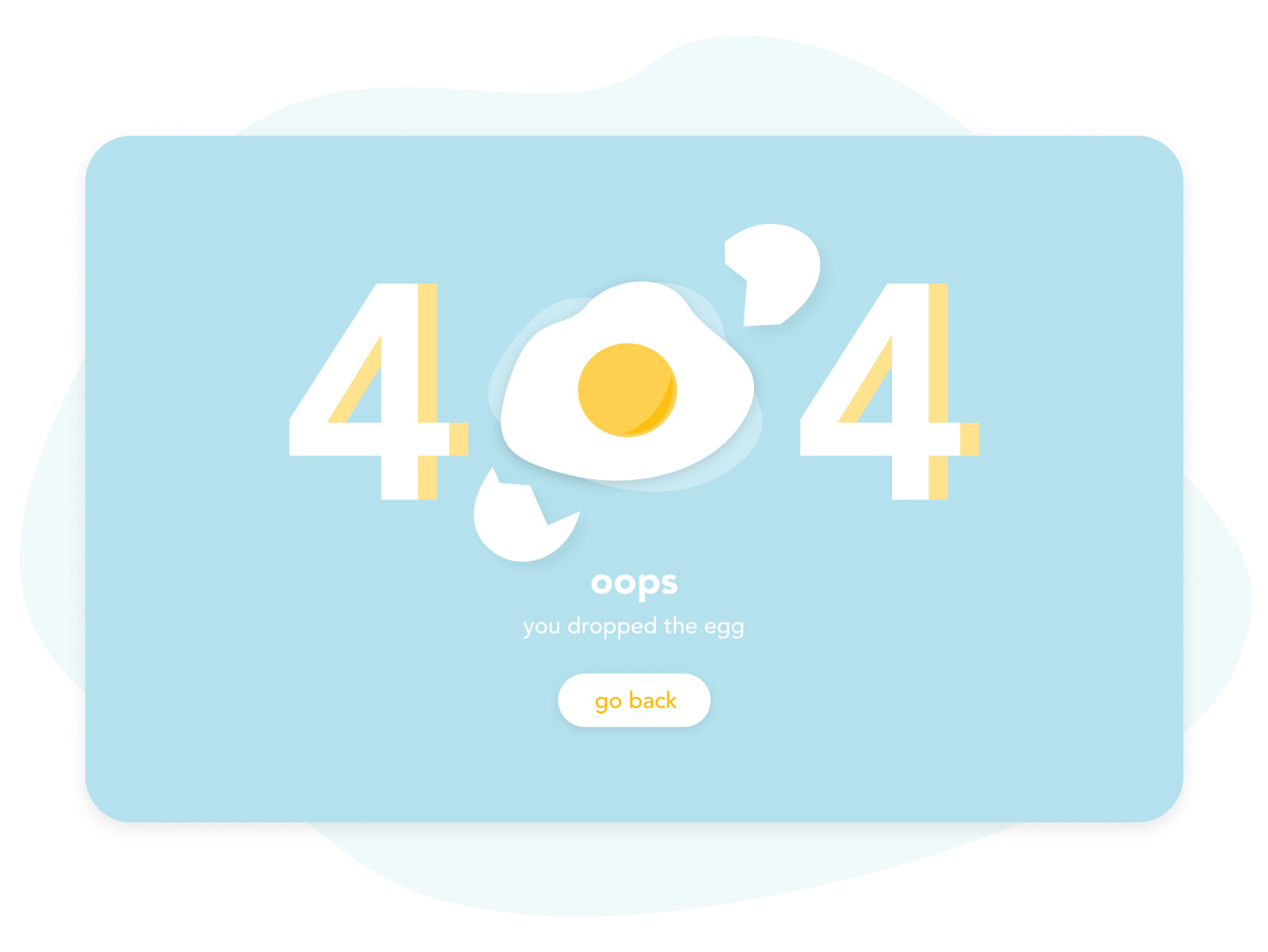 404 Page Design