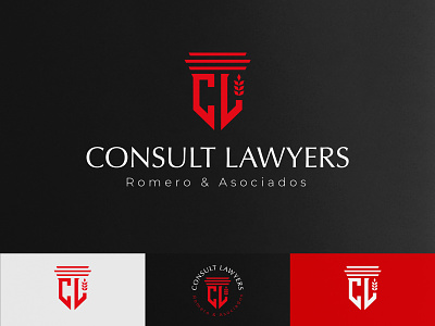 Consult Lawyers brand branding design idenity lawyer logo