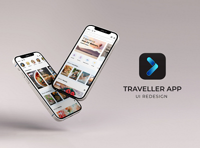 Traveller app design designer digital digitaldesign minimal mobile app mobile app design ui