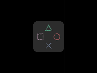 DailyUI 005 - App Icon app app design app icon app icon design branding daily ui design flat icon logo minimal mobile ui playstation ui ux