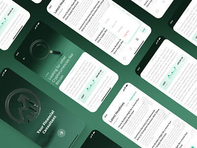 Finance Consulting UI mobile application