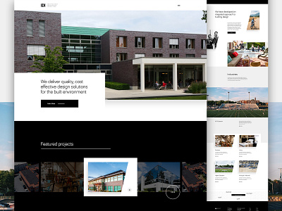 IDI Live angles architect architecture engineering portfolio ui ux website