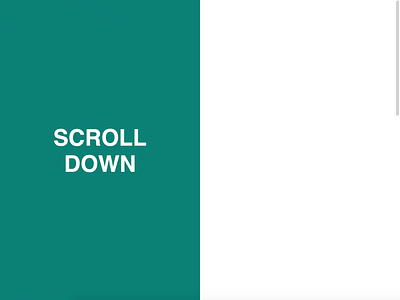 Scroll Content Transition animation greensock scroll transition