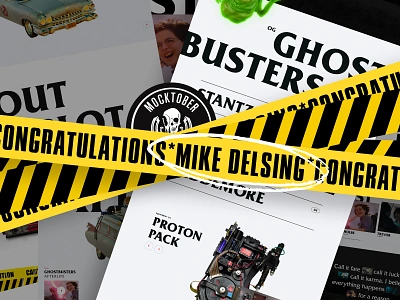 2020 Mocktober Champ - Mike Delsing 3d art champ ghostbusters goat landing page mocktober ui