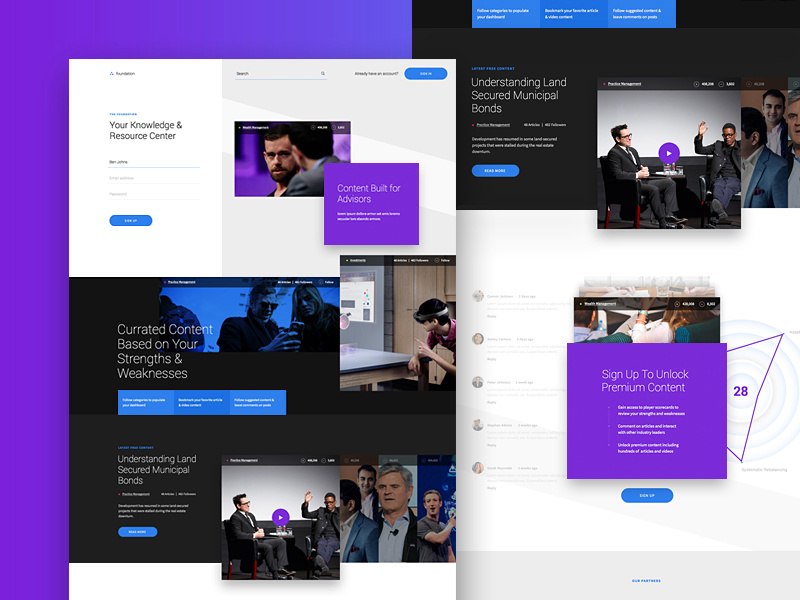 Wiser Advisor by Elegant Seagulls on Dribbble