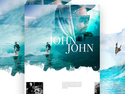 John John e-commerce ecommerce elegant seagulls exploded grid im jack dusty nixion store surf watercolor
