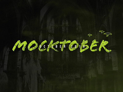 Mocktober 2016 boo contest elegant seagulls halloween horror mocktober monster zombie