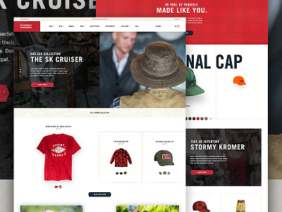 Stormy Concept 2 e commerce ecommerce fashion heritage lifestyle outdoors retail shop store