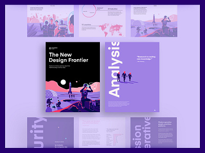 InVision - New Design Frontier PDF brand clean color graphs illustration infographic pdf print report type