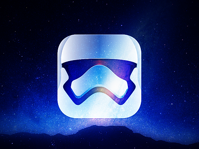 App icon app icon daily ui dark side new mask space star wars stormtrooper