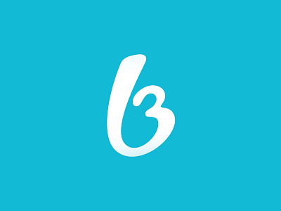 b3 logo blue logo logotype shapes simple