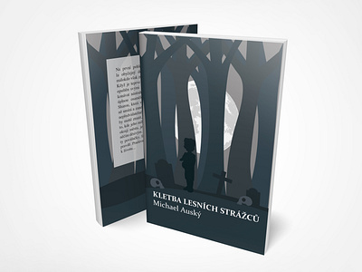 Obal knihy - Kletba lesních strážců book book cover design print print design