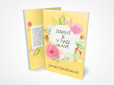 Obal knihy - Zdraví je v naší hlavě book book cover design book design design print print design