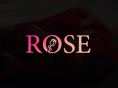 Minimal Rose Logo 3d logo design clean design graphic design minimallogo modern logo unique logo