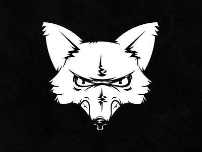 Angry Fox characters fox humor illustration monochrome vector vectorart wild wildlife