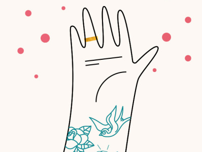 high five artwork character h5 hand highfive illustration ilustracja jewellery socialmedia textured ui vector