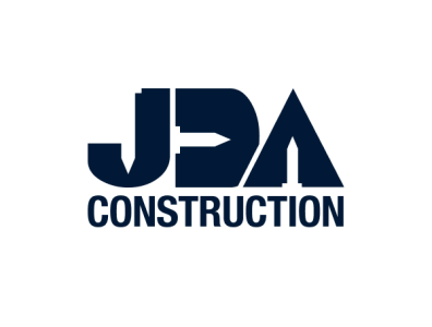 JDA Construction branding design logo type