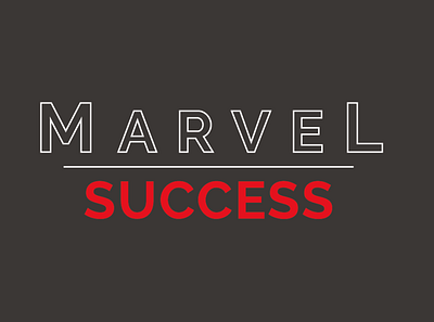 Marvel success business card - Side 1 branding business card graphic design logo