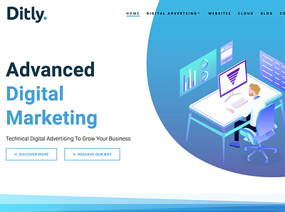 Ditly Website branding graphic design web website