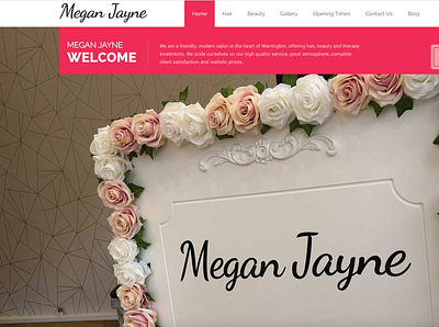 Megan Jayne Site branding design graphic design logo typography website