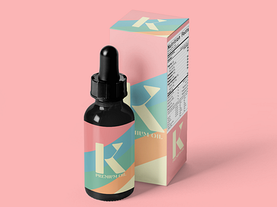 K Premium Oil Package Design branding cetti package design