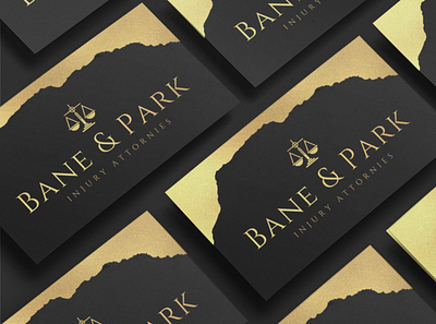 Bane & Park Business Card Design branding cetti design graphic design logo minimal web design webdesign