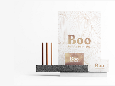Boo Print Collateral boo branding cetti web design