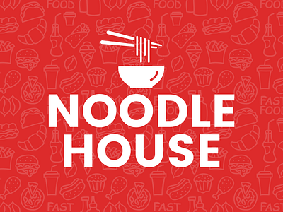 Noodle House Logo Creation branding cetti design logo noodle house