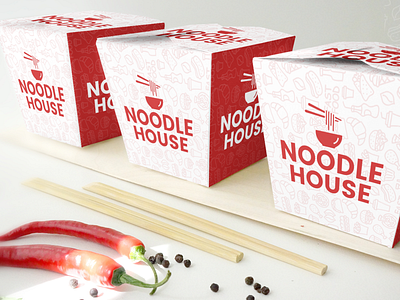 Noodle House Packaging Design cetti design logo noodle house packaging