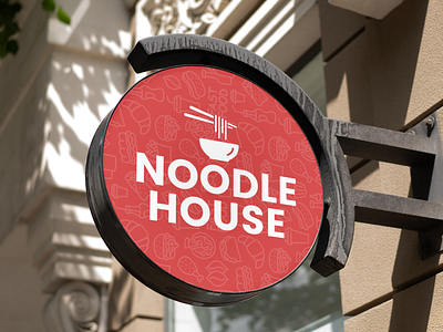 Noodle House Billboard Design billboard cetti logo noodle house