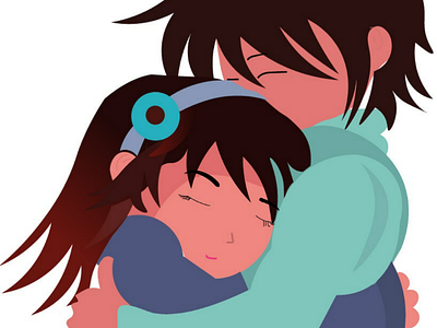 Love adobe illustrator anime digital illustration