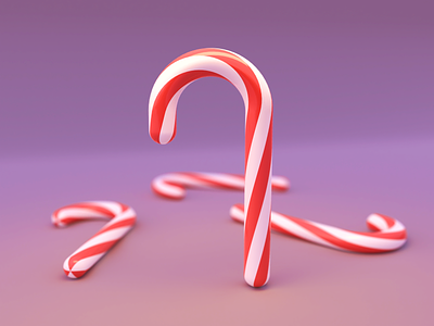 3D Christmas Candy 🎄| Tutorial 3d candy christmas lollipop photon render sweet vectary winter xmas