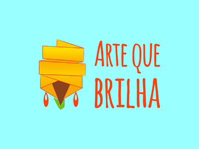 Arte que Brilha branding design logo vector